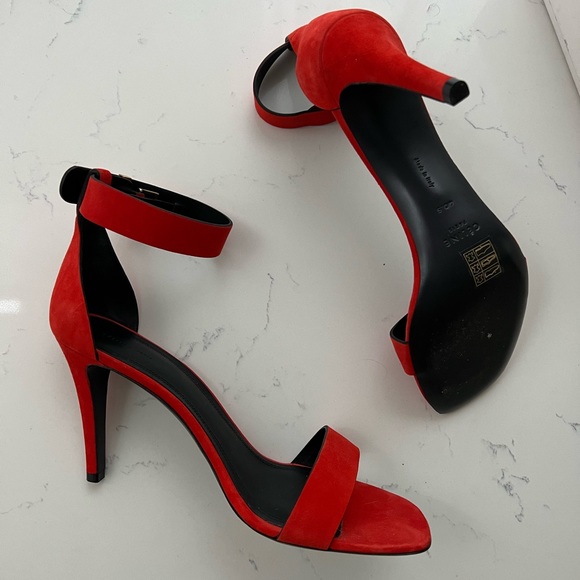 ❌ SOLD - Celine NWB bright red/orange heels Phoebe Philo era - Picture 2 of 9